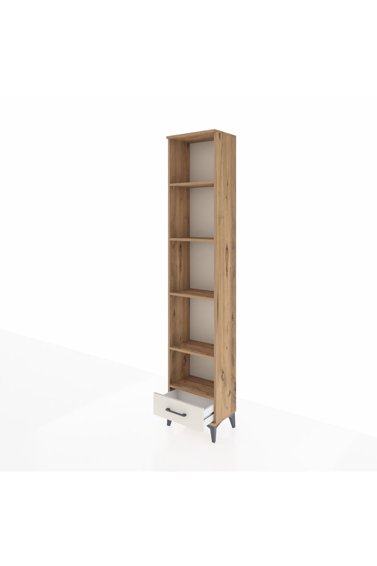 Arges Dolap 5 Raflı Tek Çekmeceli 44x30x221 - S28M006V7A