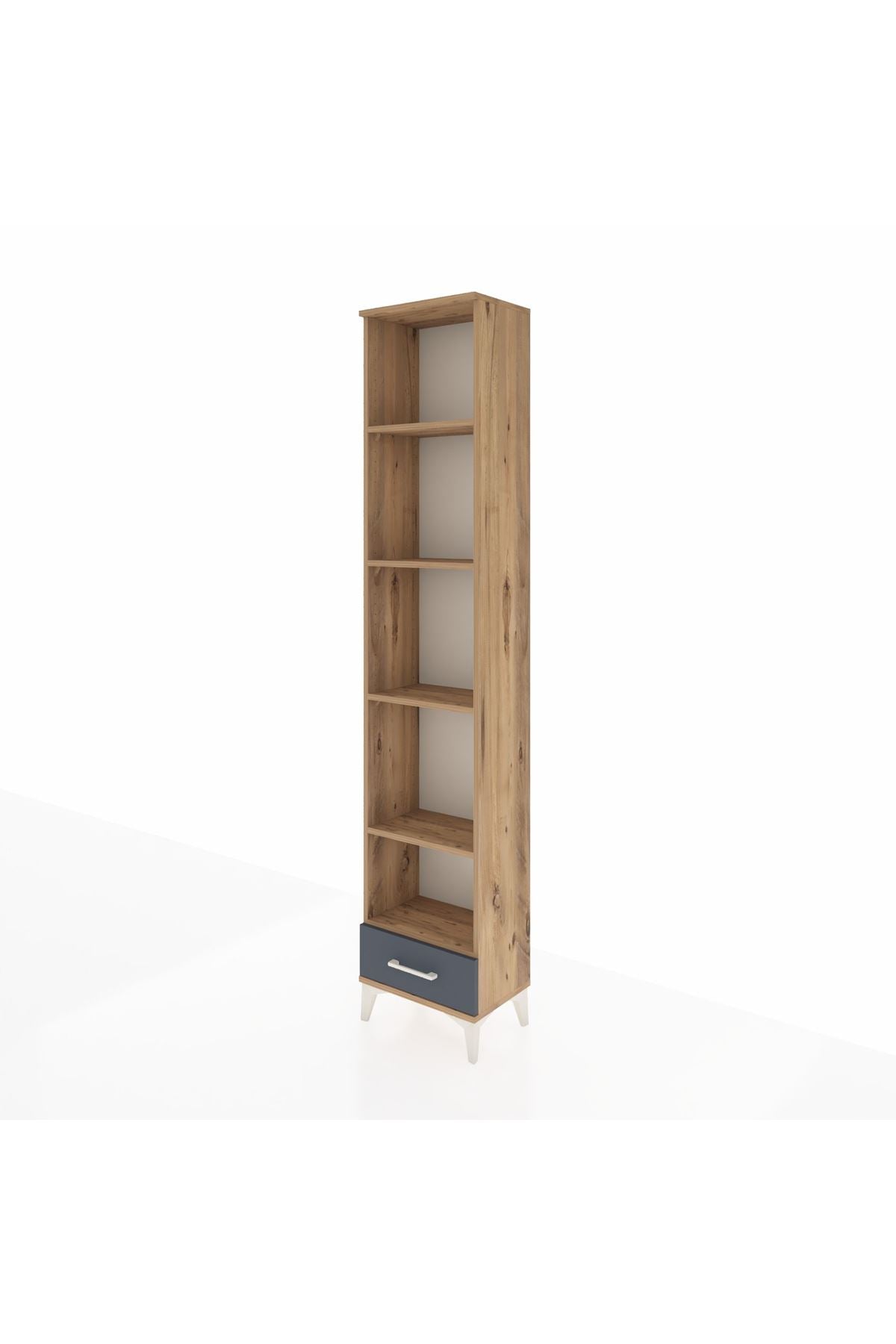Arges Dolap 5 Raflı Tek Çekmeceli 44x30x221 - S28M006V8A