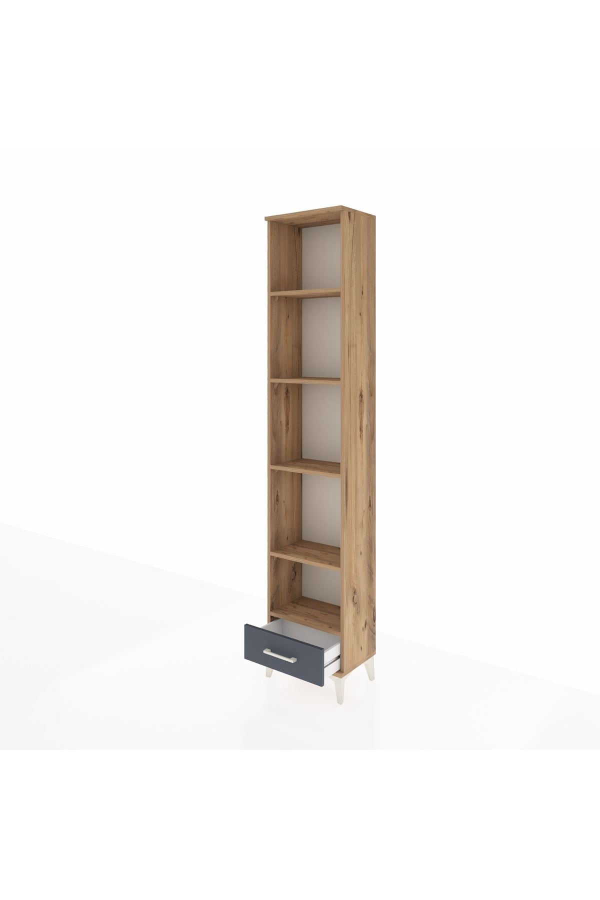 Arges Dolap 5 Raflı Tek Çekmeceli 44x30x221 - S28M006V8A