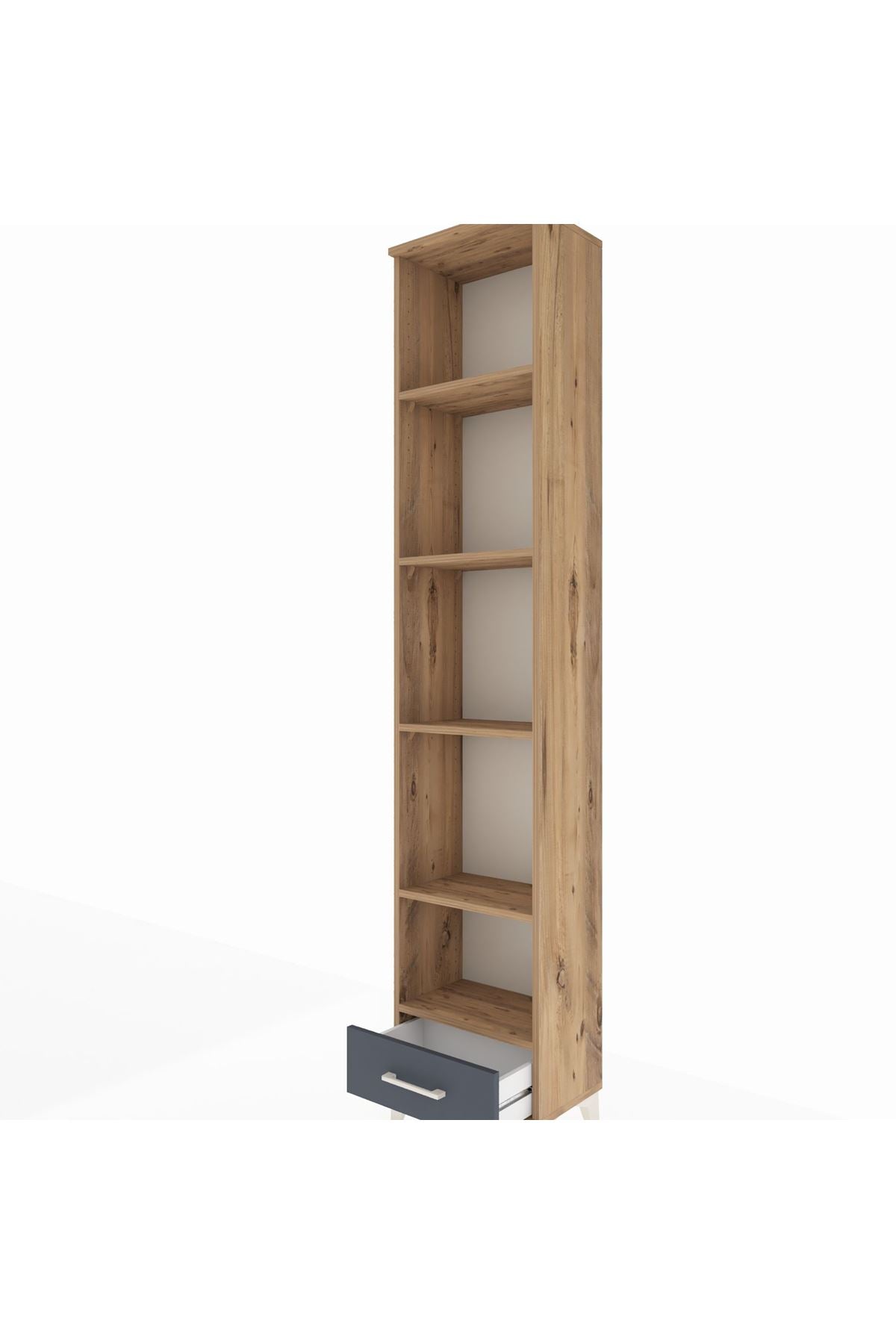 Arges Dolap 5 Raflı Tek Çekmeceli 44x30x221 - S28M006V8A