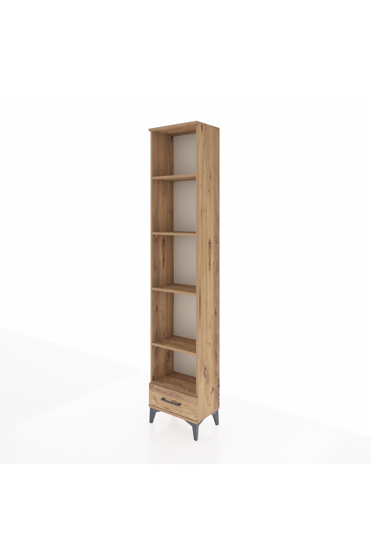 Arges Dolap 5 Raflı Tek Çekmeceli 44x30x221 - S28M006V9A
