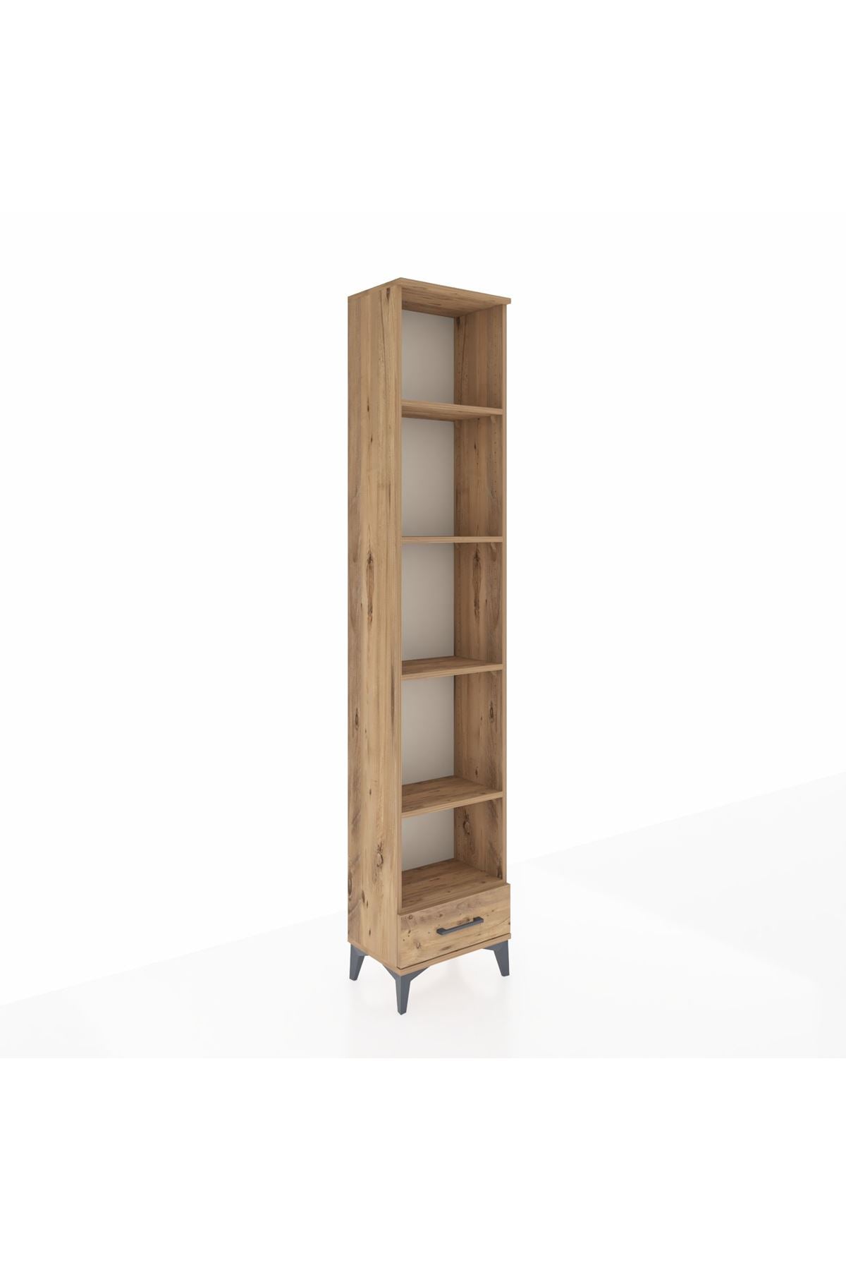 Arges Dolap 5 Raflı Tek Çekmeceli 44x30x221 - S28M006V9A