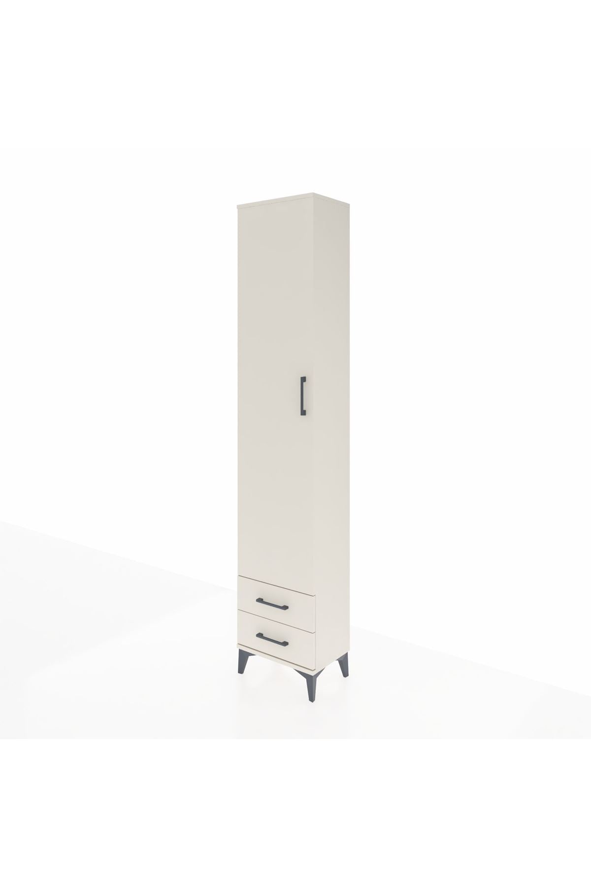 Arges Dolap 2 Raflı 2 Çekmeceli Tek Askılı 44x30x221 - S28M007V1A