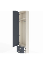 Arges Dolap 2 Raflı 2 Çekmeceli Tek Askılı 44x30x221 - S28M007V2A