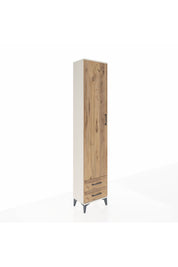 Arges Dolap 2 Raflı 2 Çekmeceli Tek Askılı 44x30x221 - S28M007V3A