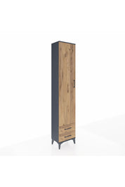 Arges Dolap 2 Raflı 2 Çekmeceli Tek Askılı 44x30x221 - S28M007V6A