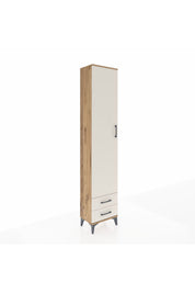 Arges Dolap 2 Raflı 2 Çekmeceli Tek Askılı 44x30x221 - S28M007V7A