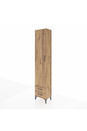 Arges Dolap 2 Raflı 2 Çekmeceli Tek Askılı 44x30x221 - S28M007V9A