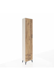 Arges Dolap 5 Raflı 2 Çekmeceli Tek Kapaklı 44x30x221 - S28M008V3A