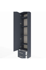 Arges Dolap 5 Raflı 2 Çekmeceli Tek Kapaklı 44x30x221 - S28M008V5A