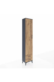 Arges Dolap 5 Raflı 2 Çekmeceli Tek Kapaklı 44x30x221 - S28M008V6A