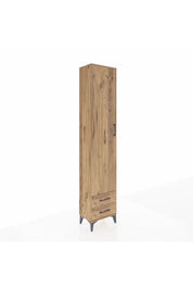 Arges Dolap 5 Raflı 2 Çekmeceli Tek Kapaklı 44x30x221 - S28M008V9A