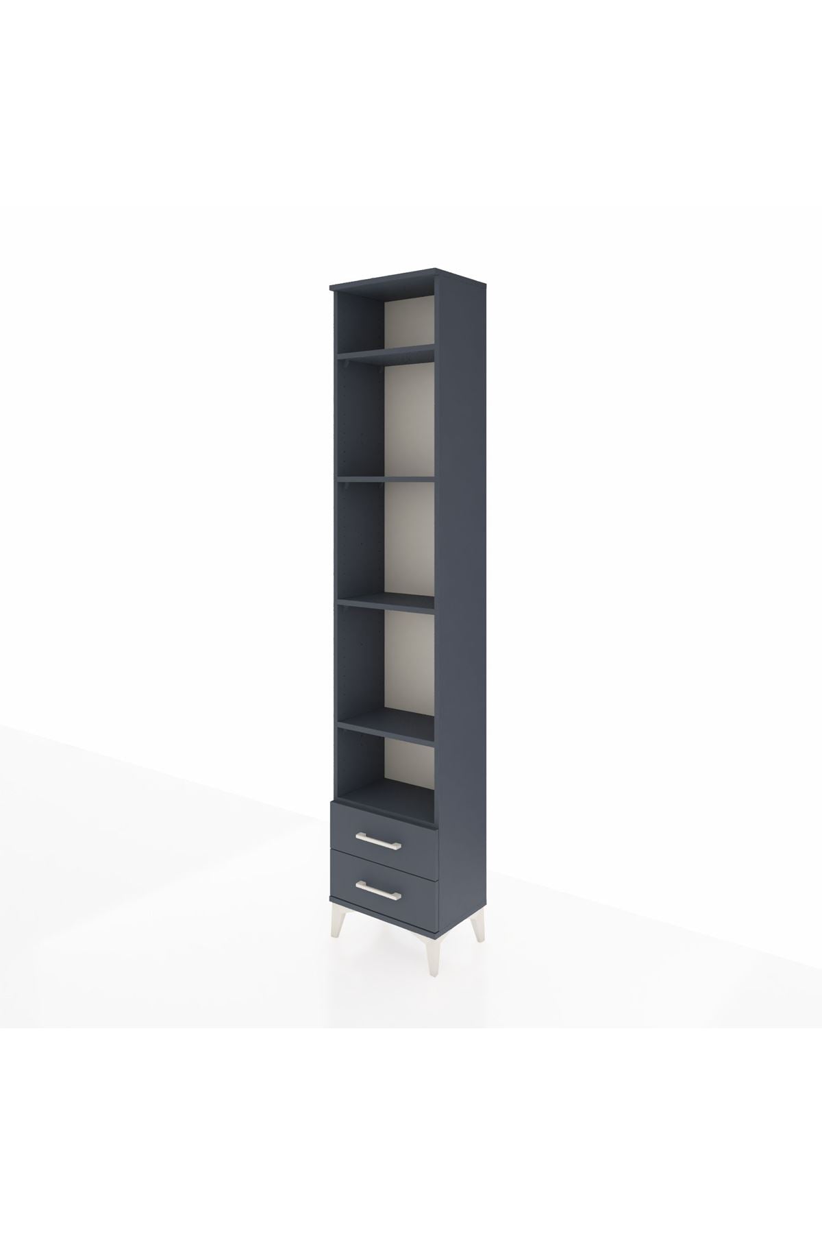 Arges Dolap 5 Raflı 2 Çekmeceli 44x30x221 - S28M009V5A