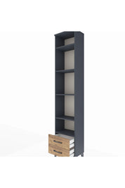 Arges Dolap 5 Raflı 2 Çekmeceli 44x30x221 - S28M009V6A
