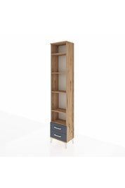 Arges Dolap 5 Raflı 2 Çekmeceli 44x30x221 - S28M009V8A
