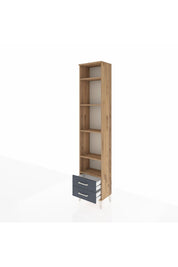 Arges Dolap 5 Raflı 2 Çekmeceli 44x30x221 - S28M009V8A