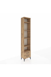 Arges Dolap 5 Raflı 2 Çekmeceli 44x30x221 - S28M009V9A