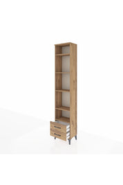 Arges Dolap 5 Raflı 2 Çekmeceli 44x30x221 - S28M009V9A