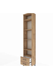 Arges Dolap 5 Raflı 2 Çekmeceli 44x30x221 - S28M009V9A