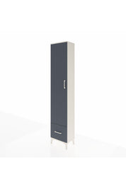 Arges Dolap 3 Raflı Tek Çekmeceli Tek Askılı 44x30x221 - S28M010V2A