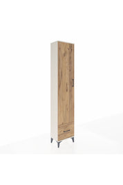 Arges Dolap 3 Raflı Tek Çekmeceli Tek Askılı 44x30x221 - S28M010V3A
