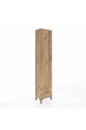 Arges Dolap 3 Raflı Tek Çekmeceli Tek Askılı 44x30x221 - S28M010V9A