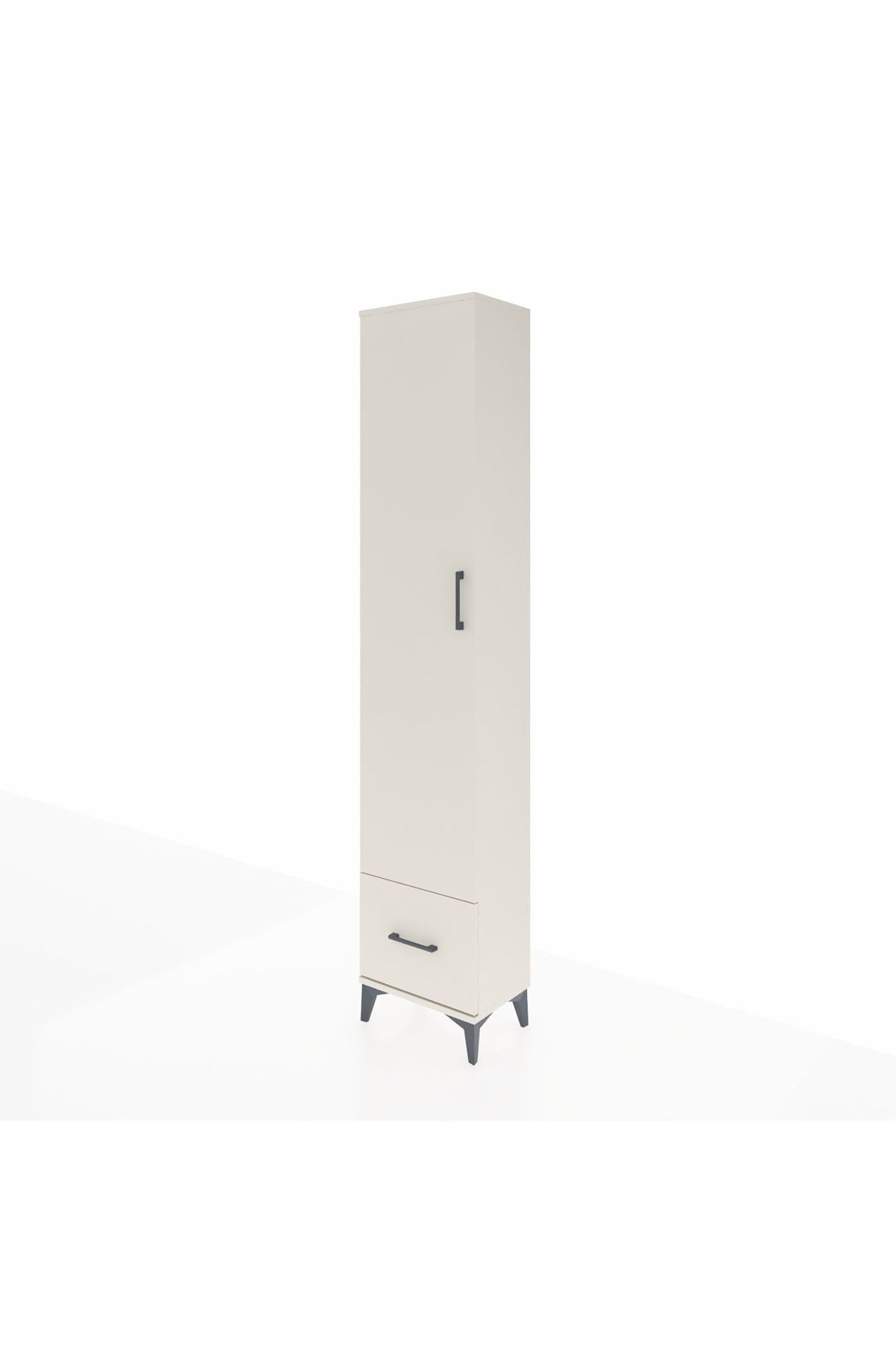 Arges Dolap 5 Raflı Tek Çekmeceli Tek Kapaklı 44x30x221 - S28M011V1A