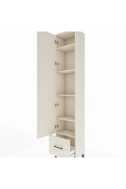 Arges Dolap 5 Raflı Tek Çekmeceli Tek Kapaklı 44x30x221 - S28M011V1A