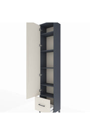 Arges Dolap 5 Raflı Tek Çekmeceli Tek Kapaklı 44x30x221 - S28M011V4A
