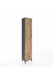 Arges Dolap 5 Raflı Tek Çekmeceli Tek Kapaklı 44x30x221 - S28M011V6A