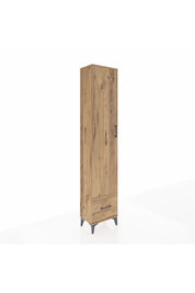 Arges Dolap 5 Raflı Tek Çekmeceli Tek Kapaklı 44x30x221 - S28M011V9A