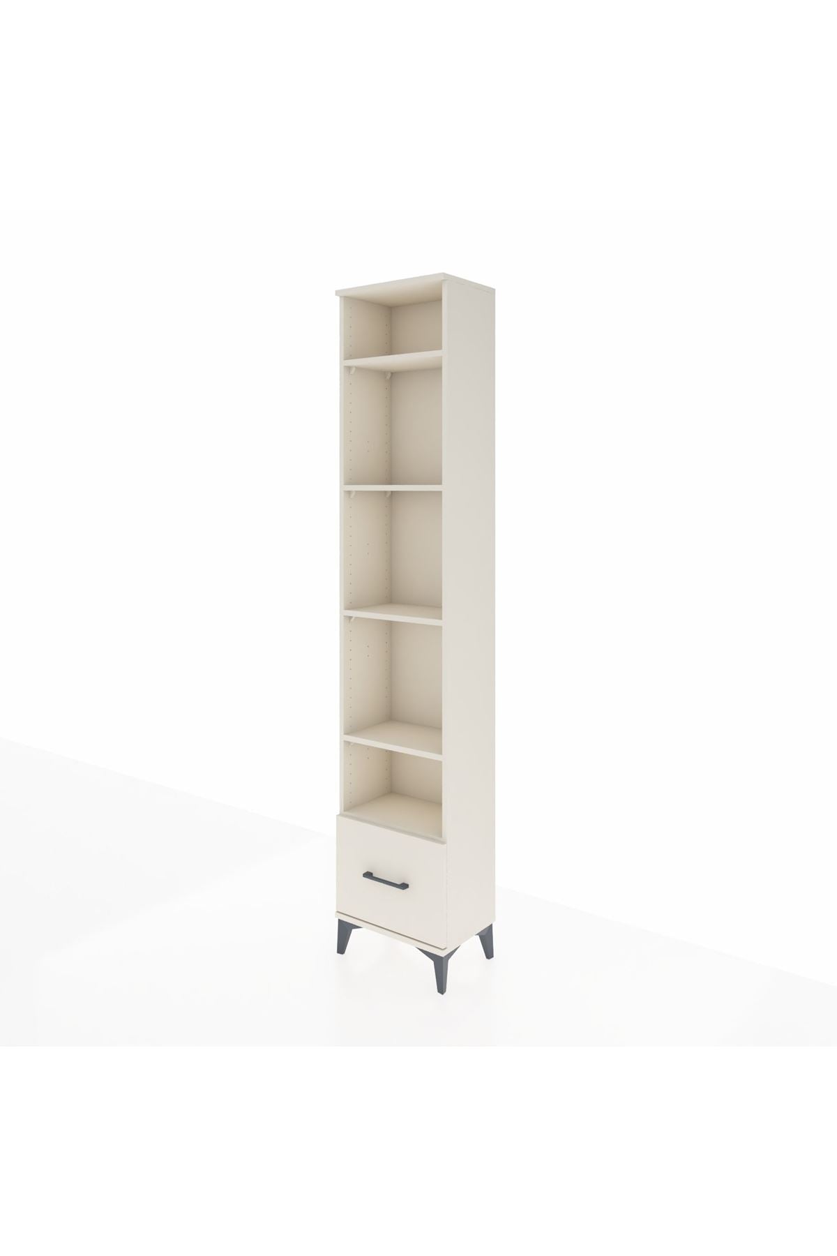Arges Dolap 5 Raflı Tek Çekmeceli 44x30x221 - S28M012V1A