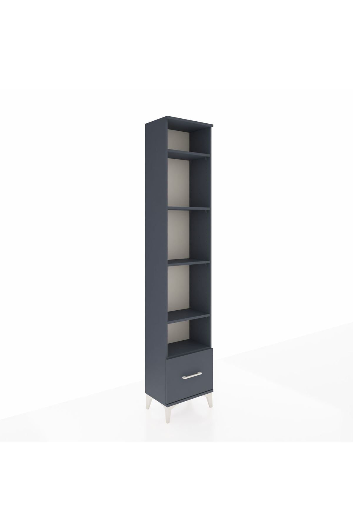 Arges Dolap 5 Raflı Tek Çekmeceli 44x30x221 - S28M012V5A