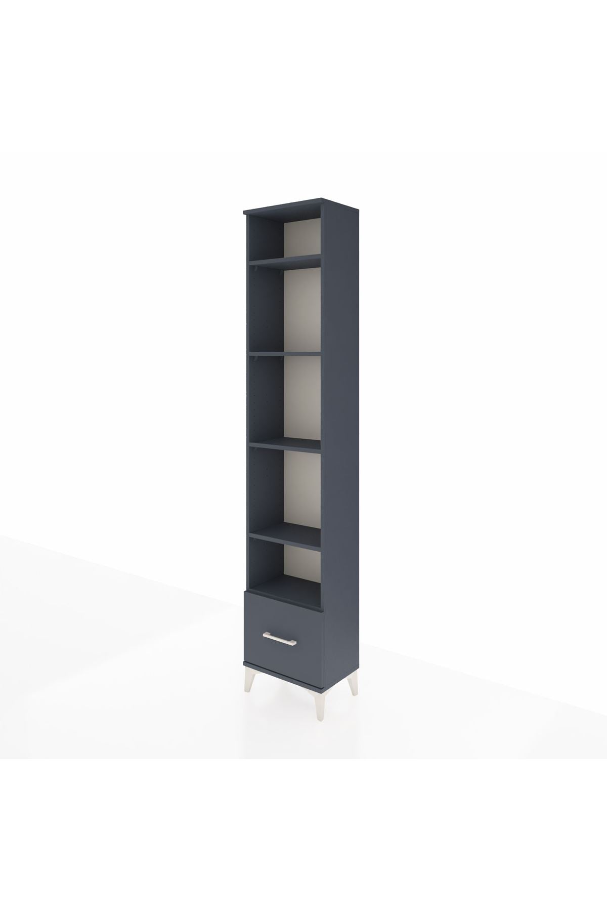 Arges Dolap 5 Raflı Tek Çekmeceli 44x30x221 - S28M012V5A