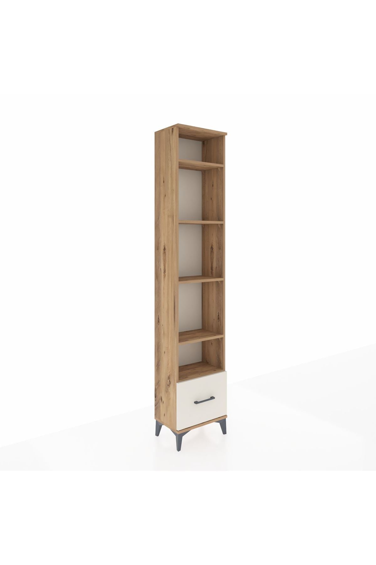 Arges Dolap 5 Raflı Tek Çekmeceli 44x30x221 - S28M012V7A
