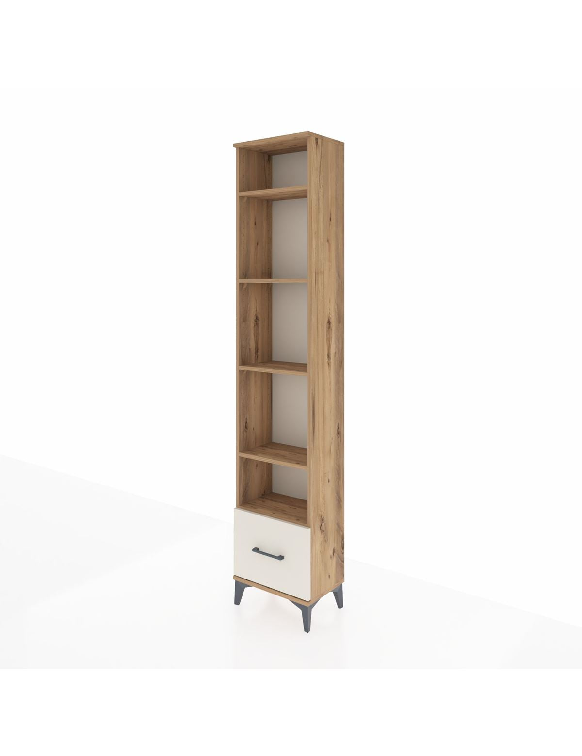 Arges Dolap 5 Raflı Tek Çekmeceli 44x30x221 - S28M012V7A