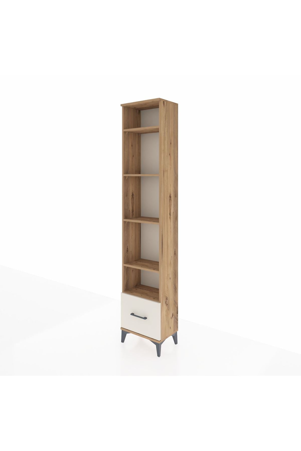 Arges Dolap 5 Raflı Tek Çekmeceli 44x30x221 - S28M012V7A