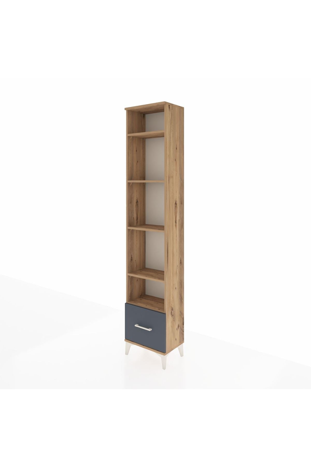 Arges Dolap 5 Raflı Tek Çekmeceli 44x30x221 - S28M012V8A