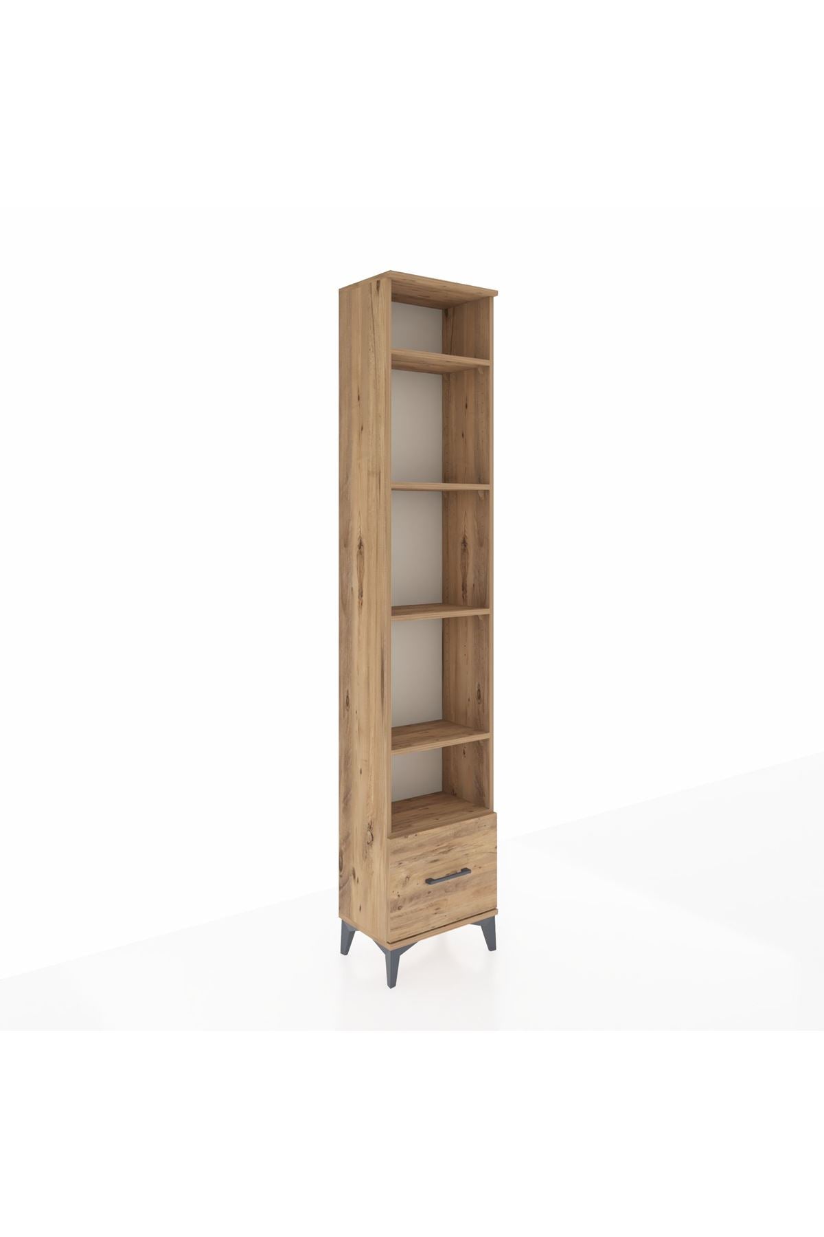 Arges Dolap 5 Raflı Tek Çekmeceli 44x30x221 - S28M012V9A