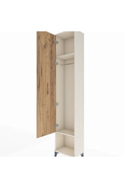 Arges Dolap 2 Raflı Tek Kapaklı Tek Askılı 44x30x221 - S28M013V3A