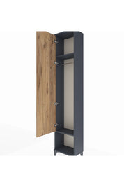 Arges Dolap 2 Raflı Tek Kapaklı Tek Askılı 44x30x221 - S28M013V6A