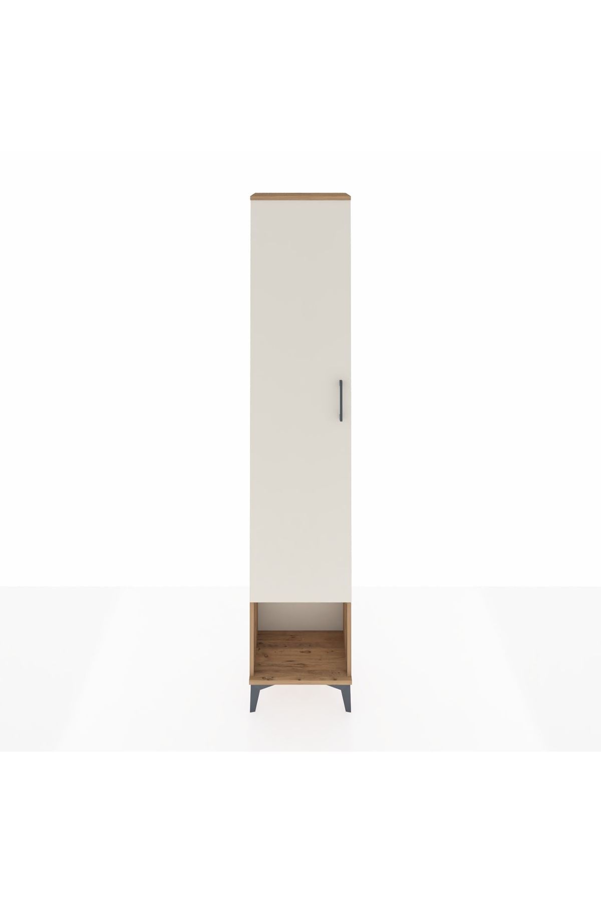 Arges Dolap 2 Raflı Tek Kapaklı Tek Askılı 44x30x221 - S28M013V7A