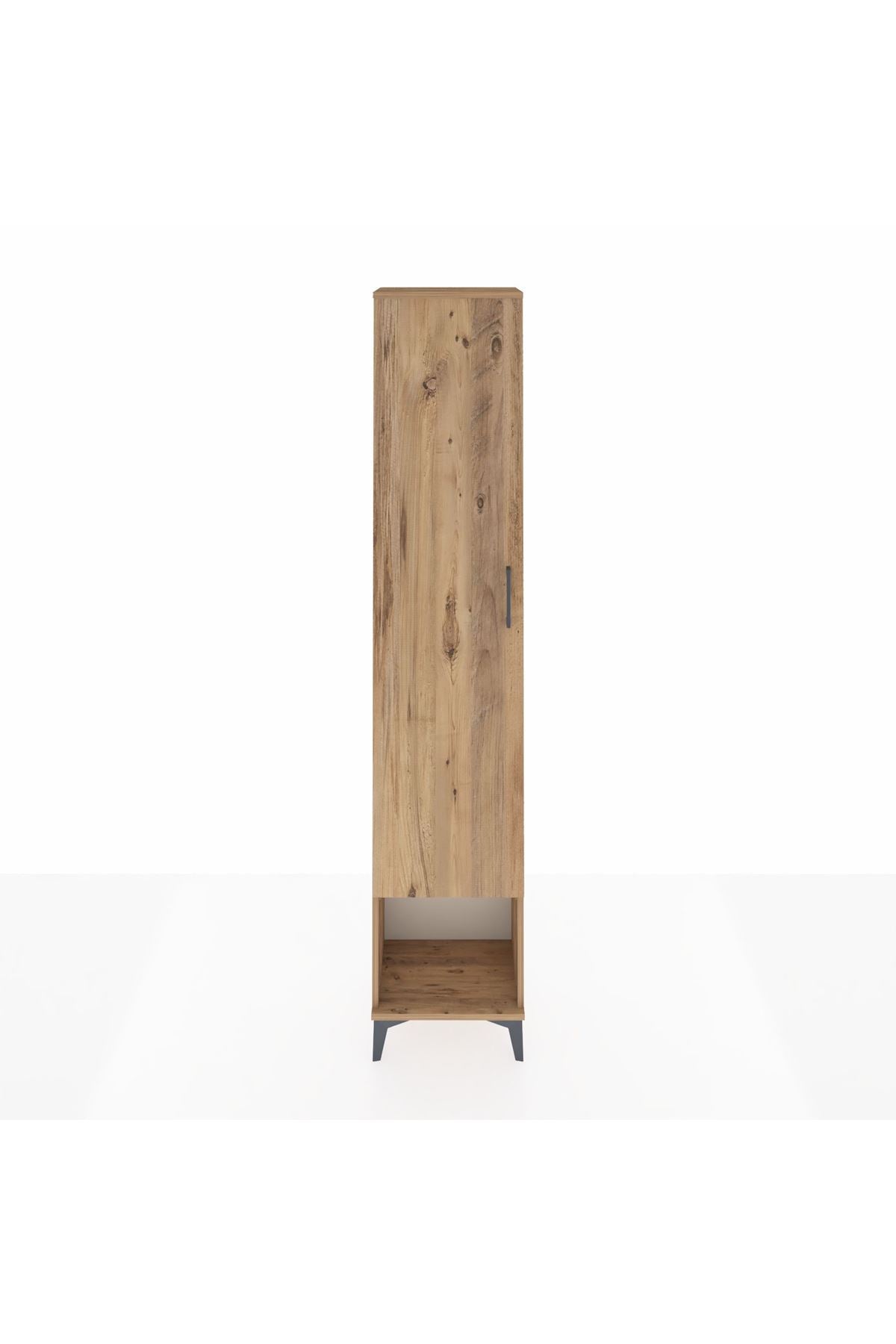 Arges Dolap 2 Raflı Tek Kapaklı Tek Askılı 44x30x221 - S28M013V9A