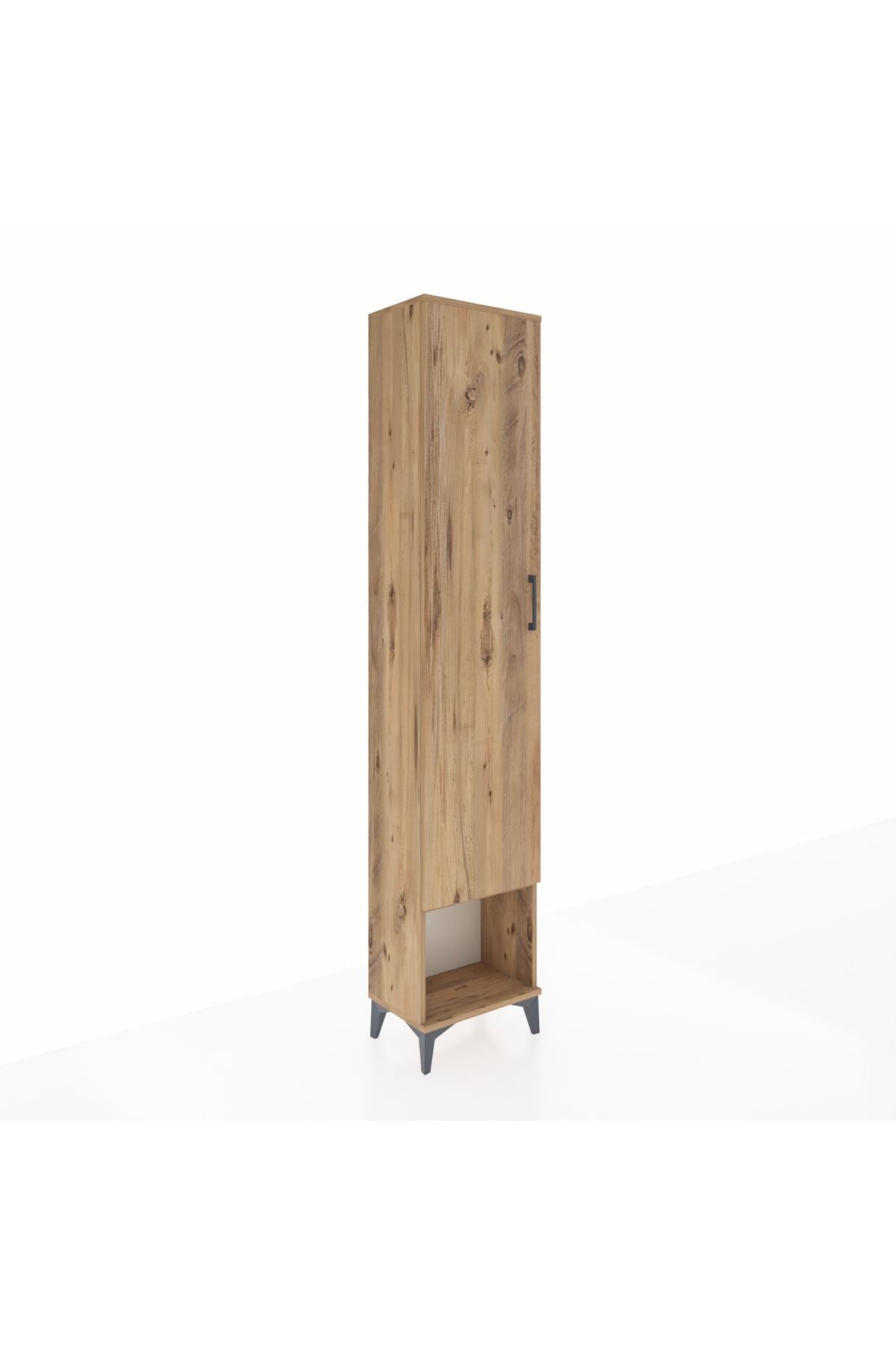 Arges Dolap 2 Raflı Tek Kapaklı Tek Askılı 44x30x221 - S28M013V9A
