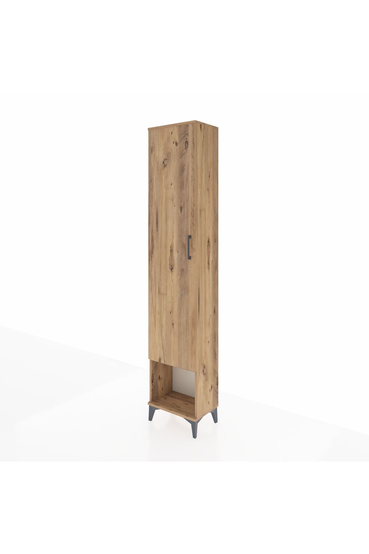 Arges Dolap 2 Raflı Tek Kapaklı Tek Askılı 44x30x221 - S28M013V9A