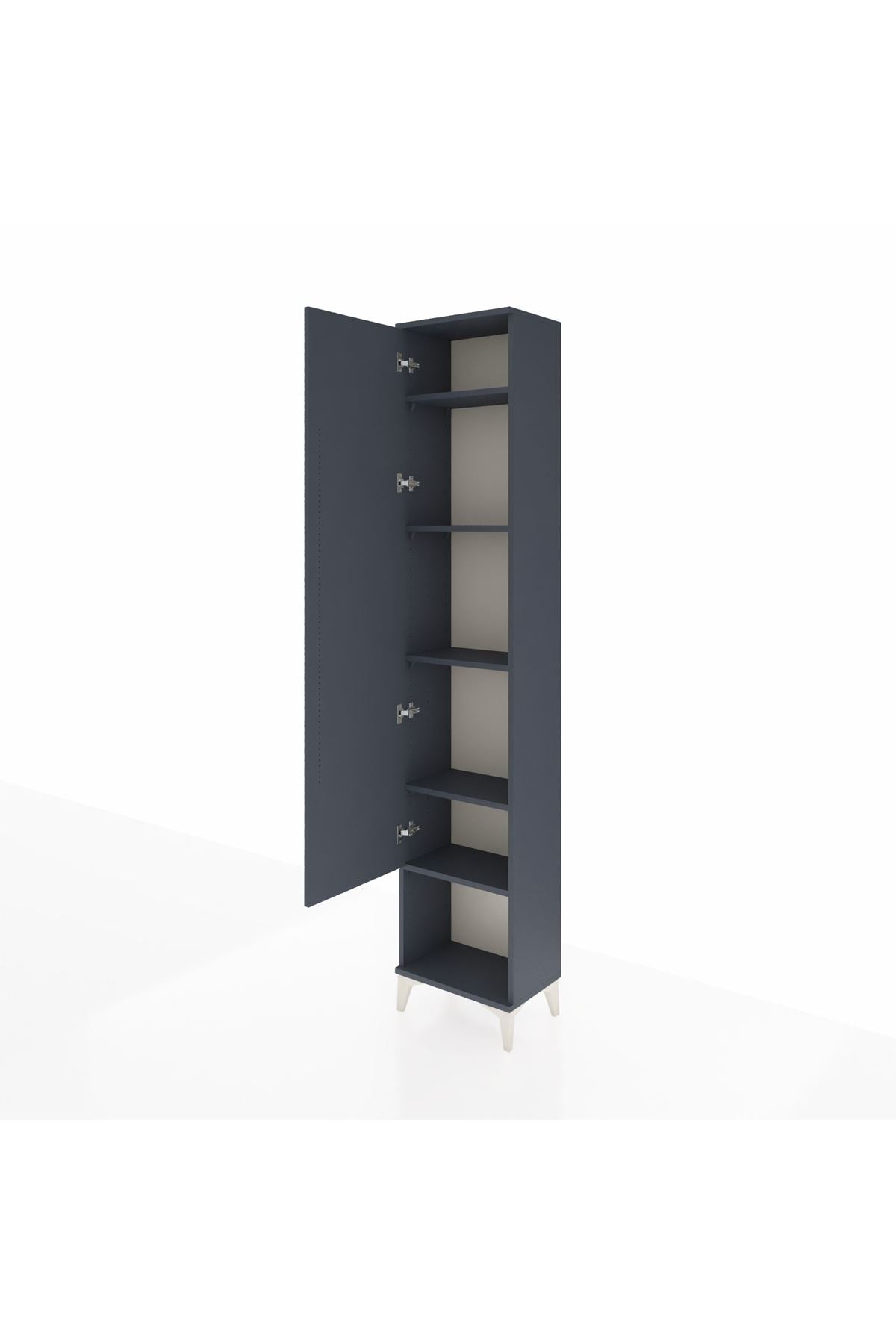Arges Dolap 5 Raflı Tek Kapaklı 44x30x221 - S28M014V5A