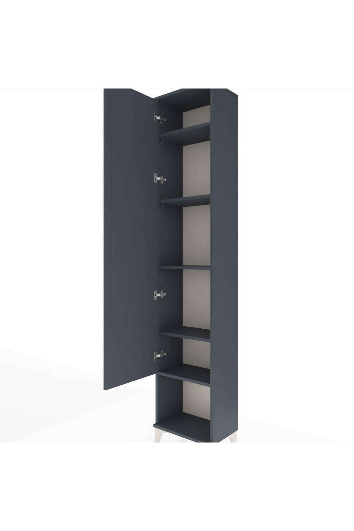 Arges Dolap 5 Raflı Tek Kapaklı 44x30x221 - S28M014V5A