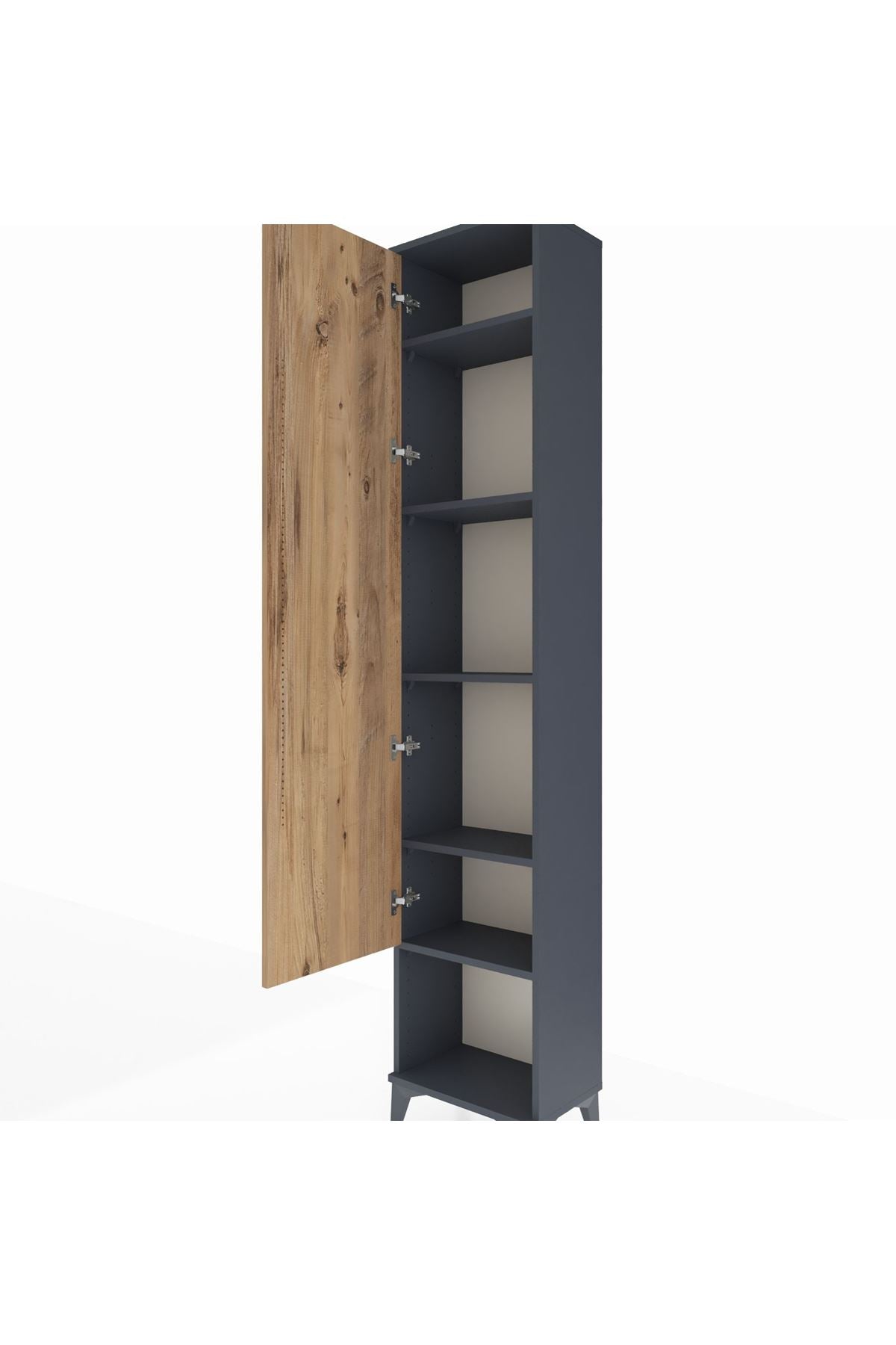 Arges Dolap 5 Raflı Tek Kapaklı 44x30x221 - S28M014V6A