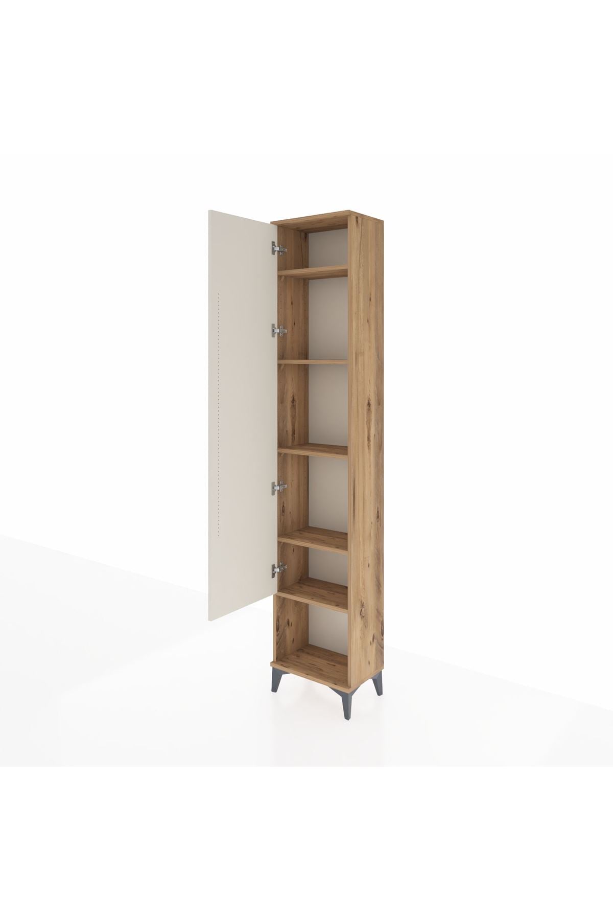 Arges Dolap 5 Raflı Tek Kapaklı 44x30x221 - S28M014V7A