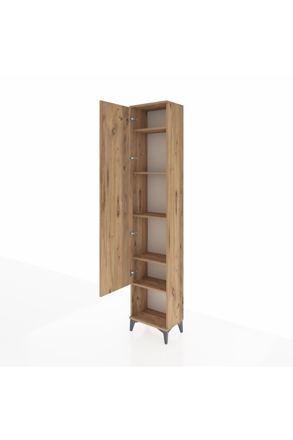 Arges Dolap 5 Raflı Tek Kapaklı 44x30x221 - S28M014V9A
